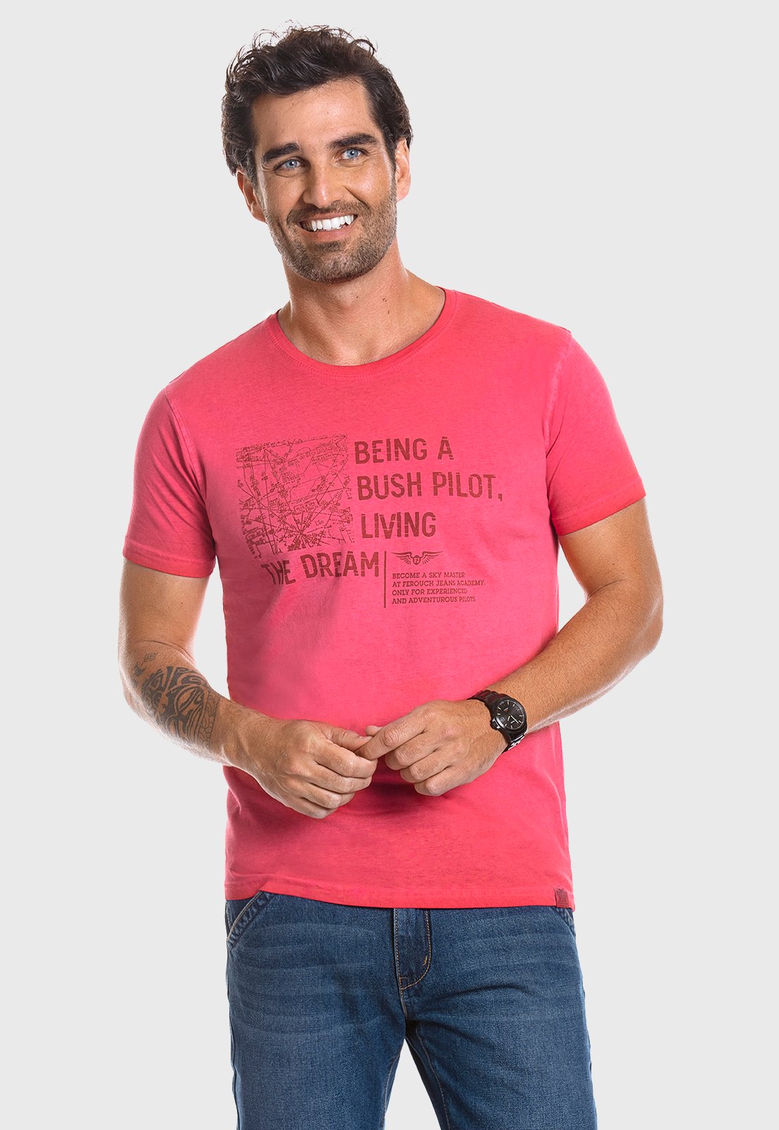 POLERA CALIFORNIA DK CORAL - 1