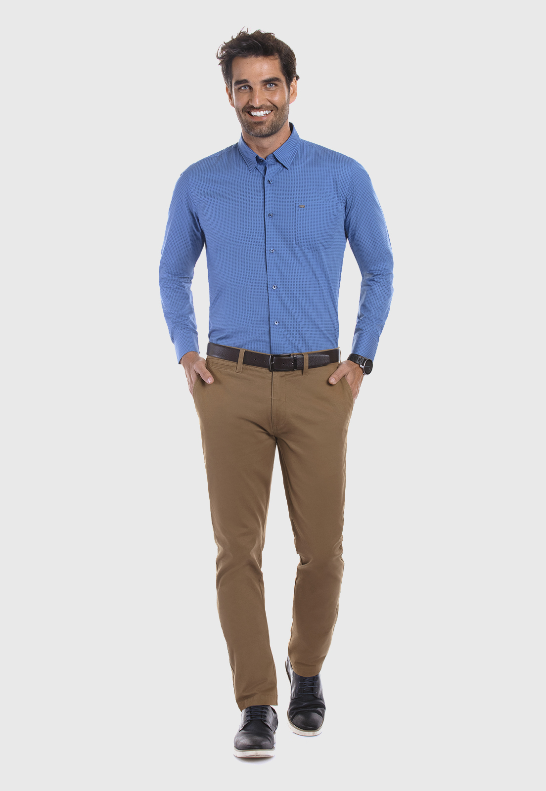 CAMISA BUSINESS PARMA SKY - 2