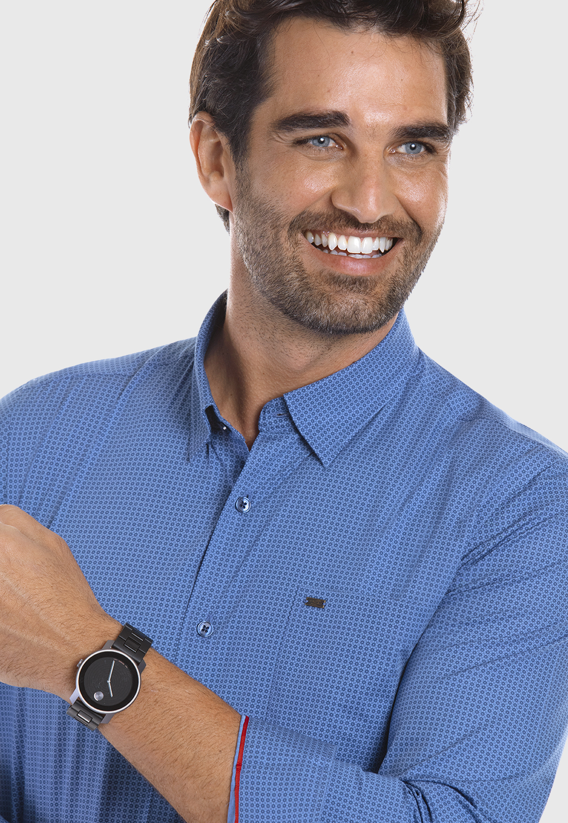 CAMISA BUSINESS PARMA SKY - 4
