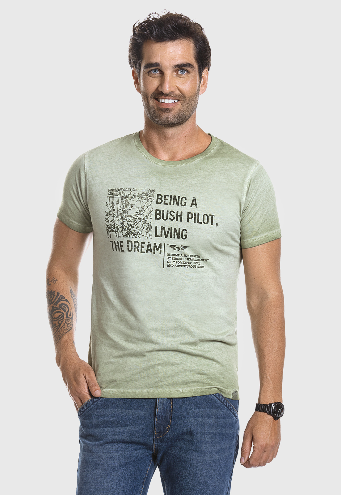 POLERA CALIFORNIA MILITARY - 1