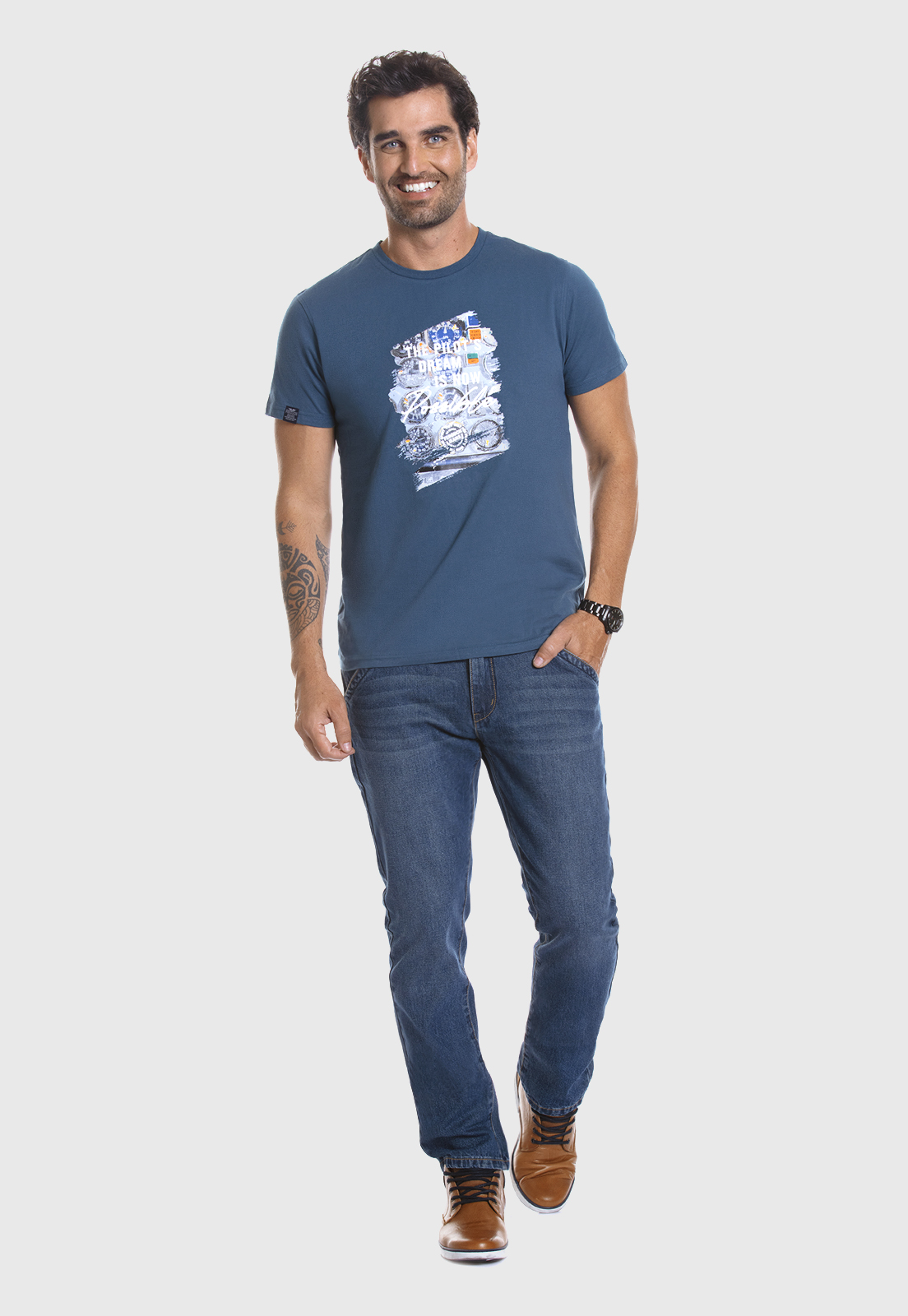 POLERA FLORIDA PETROLEO - 2