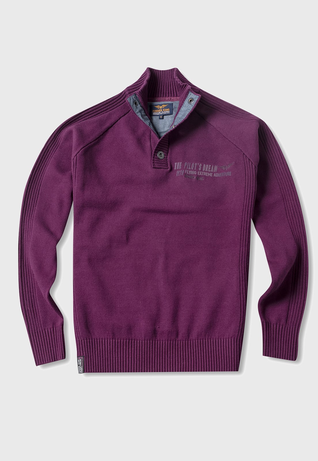 SWEATER OREGON MERLOT - 5