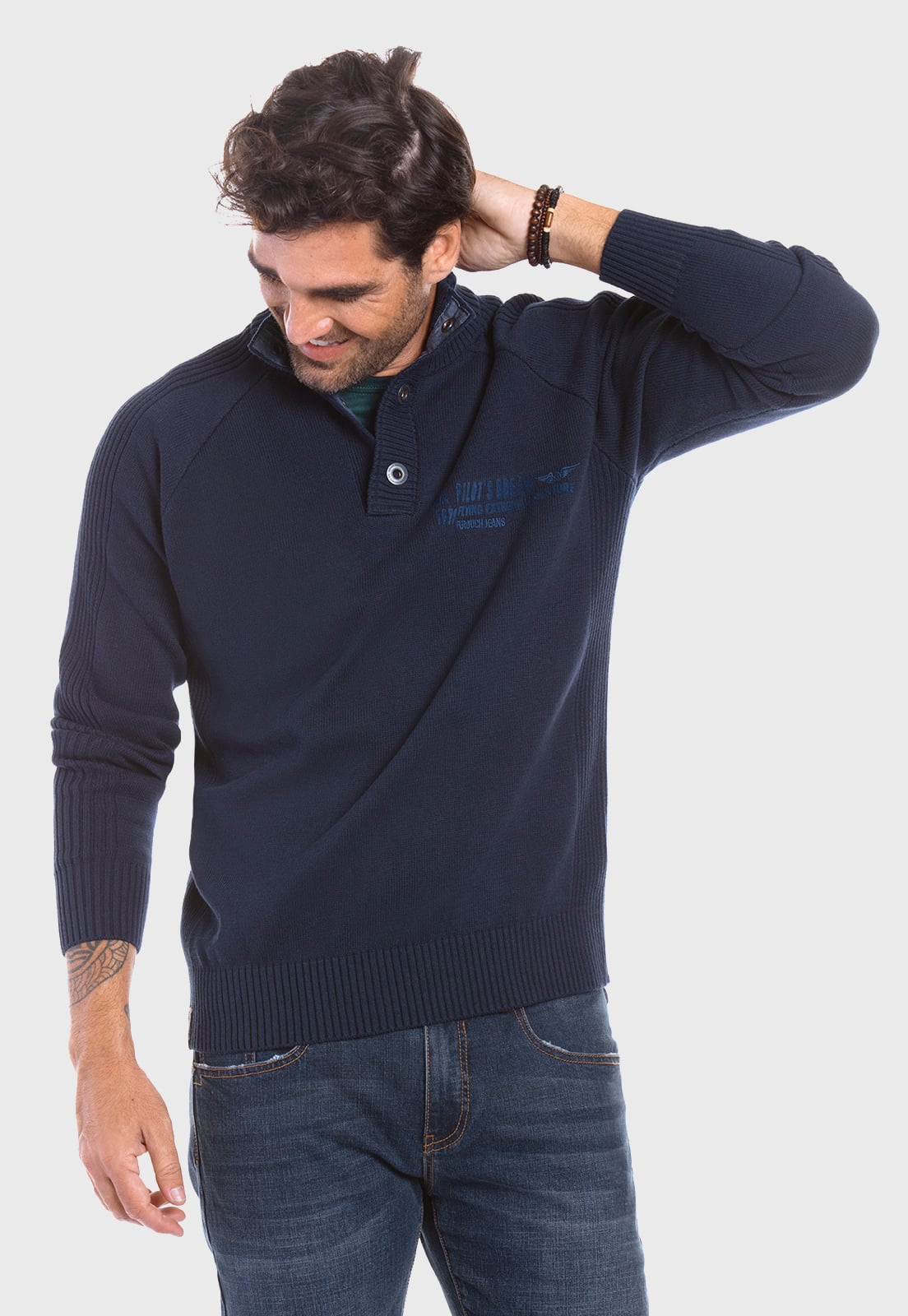 SWEATER OREGON NAVY - 1