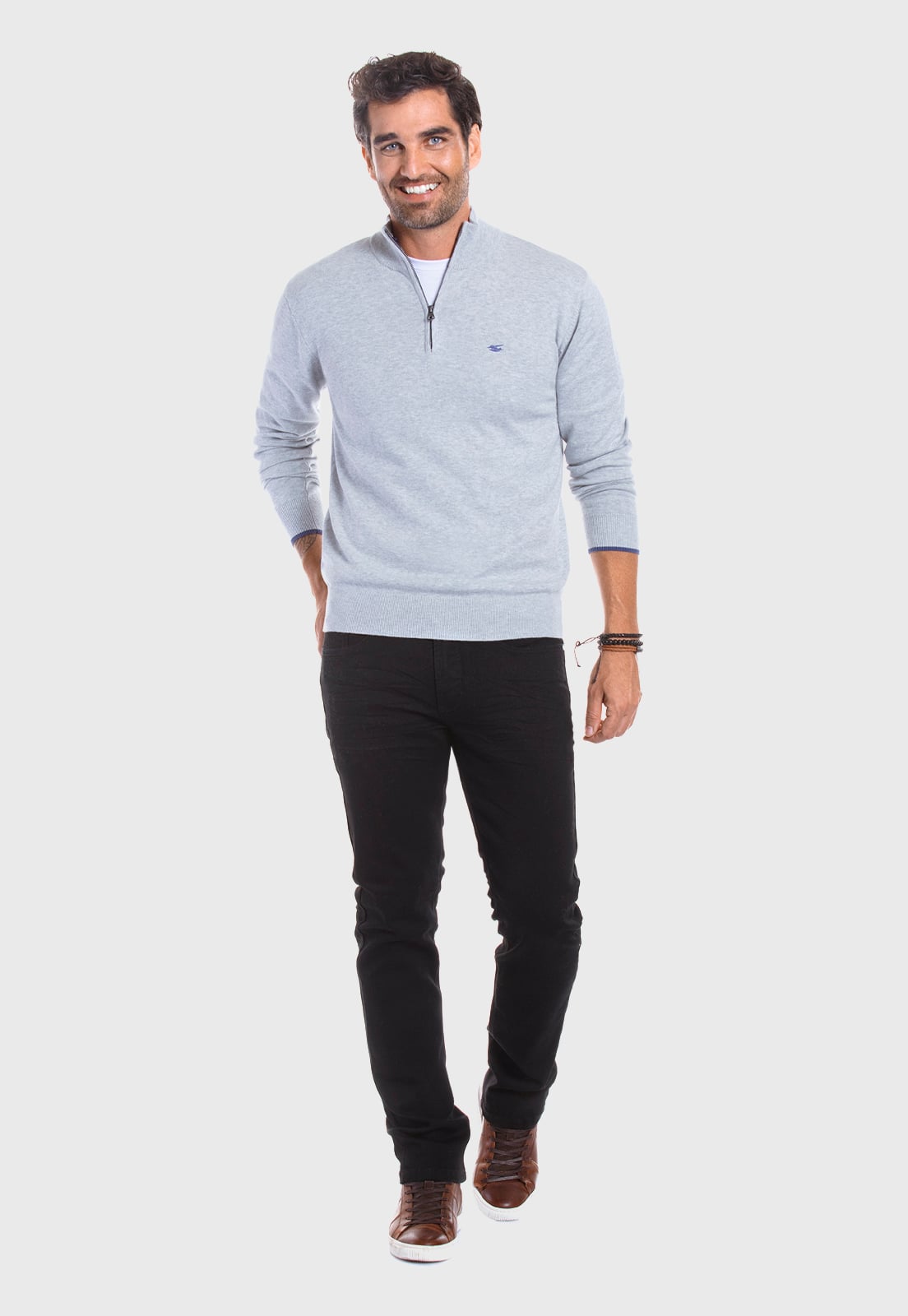 SWEATER LONDON GREY MELANGE - 2