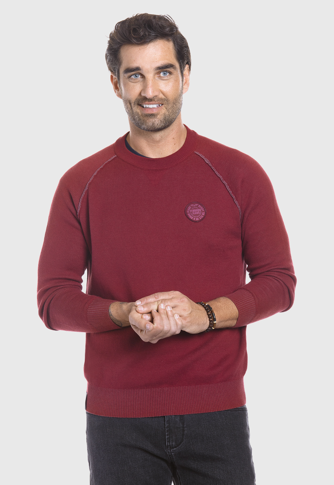 SWEATER LOUISIANA BURGUNDY - 1