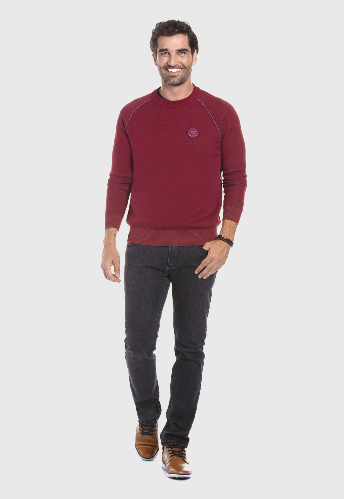 SWEATER LOUISIANA BURGUNDY - 2