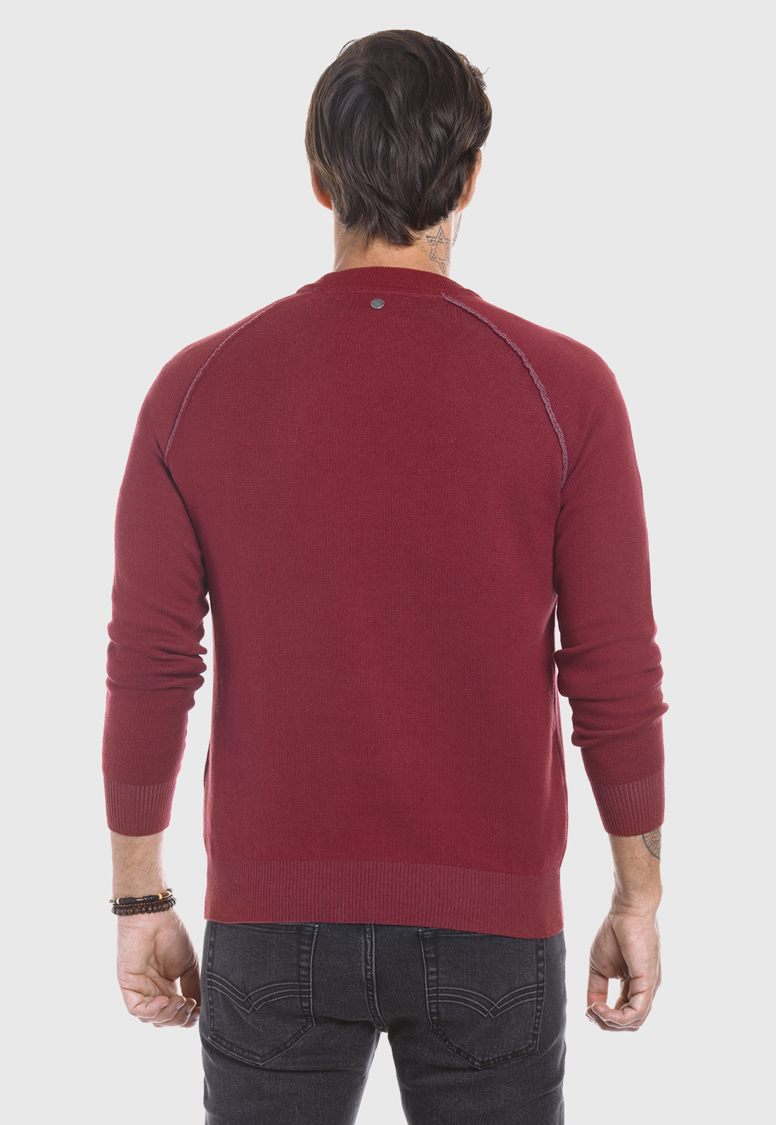 SWEATER LOUISIANA BURGUNDY - 3