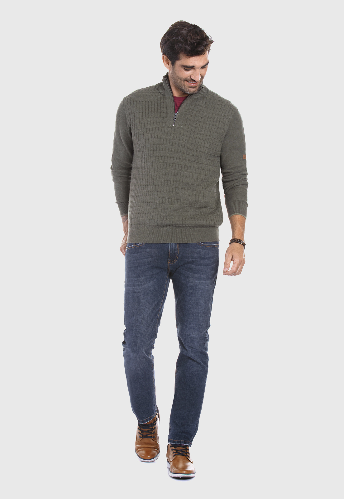SWEATER DAKOTA MILITAR MELANGE - 2