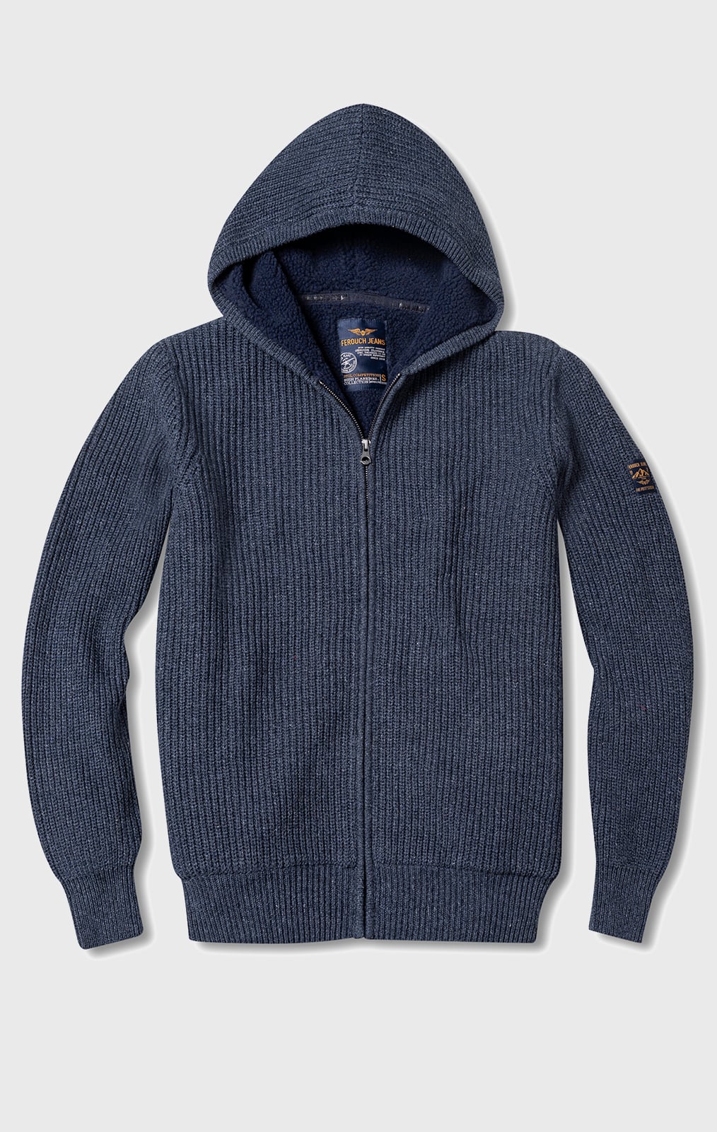 SWEATER BOSTON NAVY MELANGE - 5