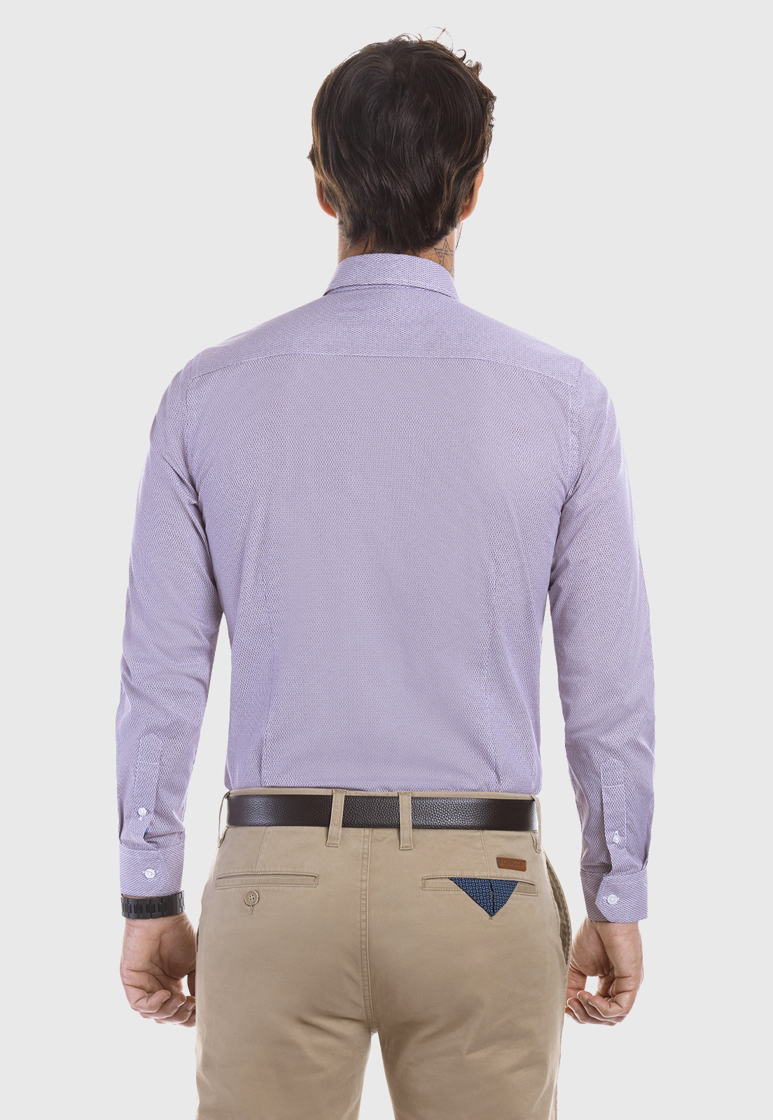 CAMISA ESTAMPADA DUBLIN PURPLE - 3