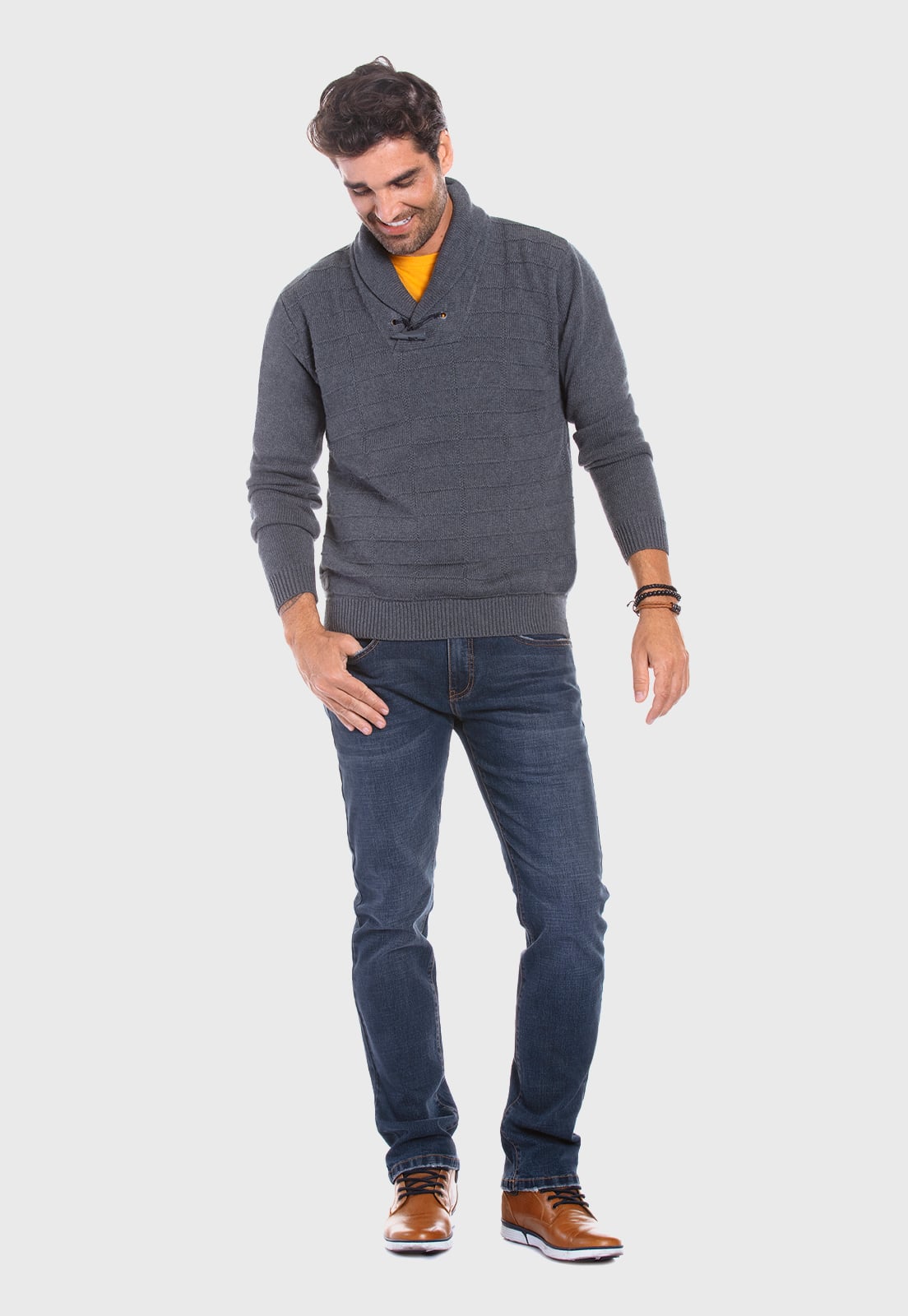 SWEATER TEXAS GRAFITO MELA - 2