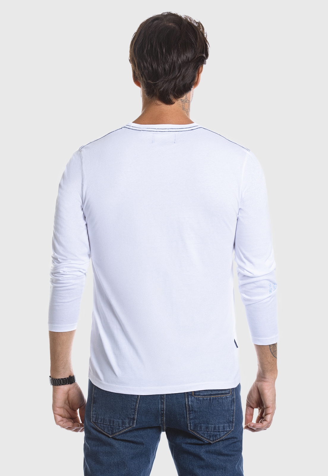 POLERA MANGA LARGA IOWA WHITE - 3