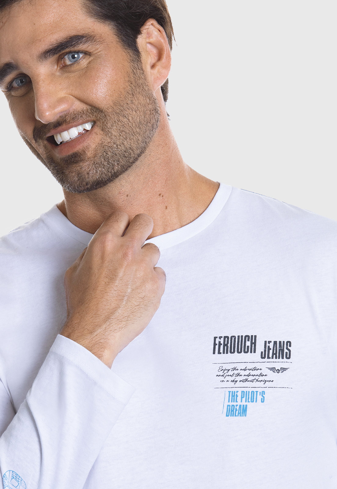 POLERA MANGA LARGA IOWA WHITE - 4