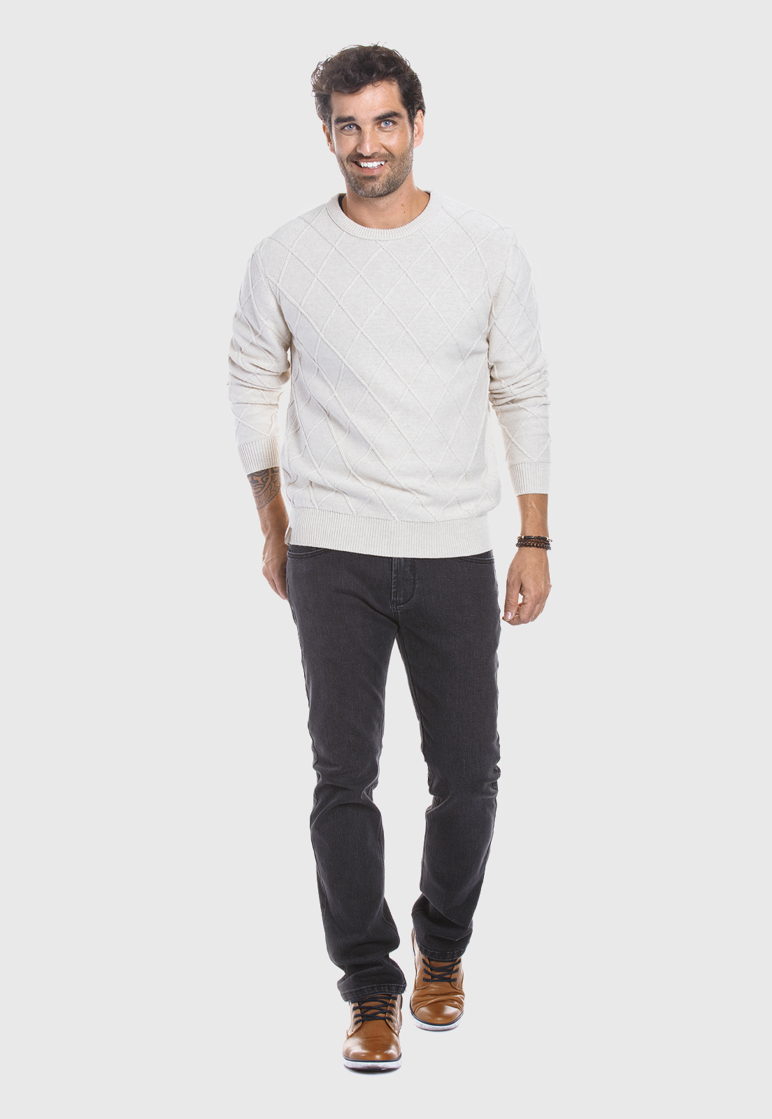 SWEATER FLORIDA ECRU MELANGE - 2