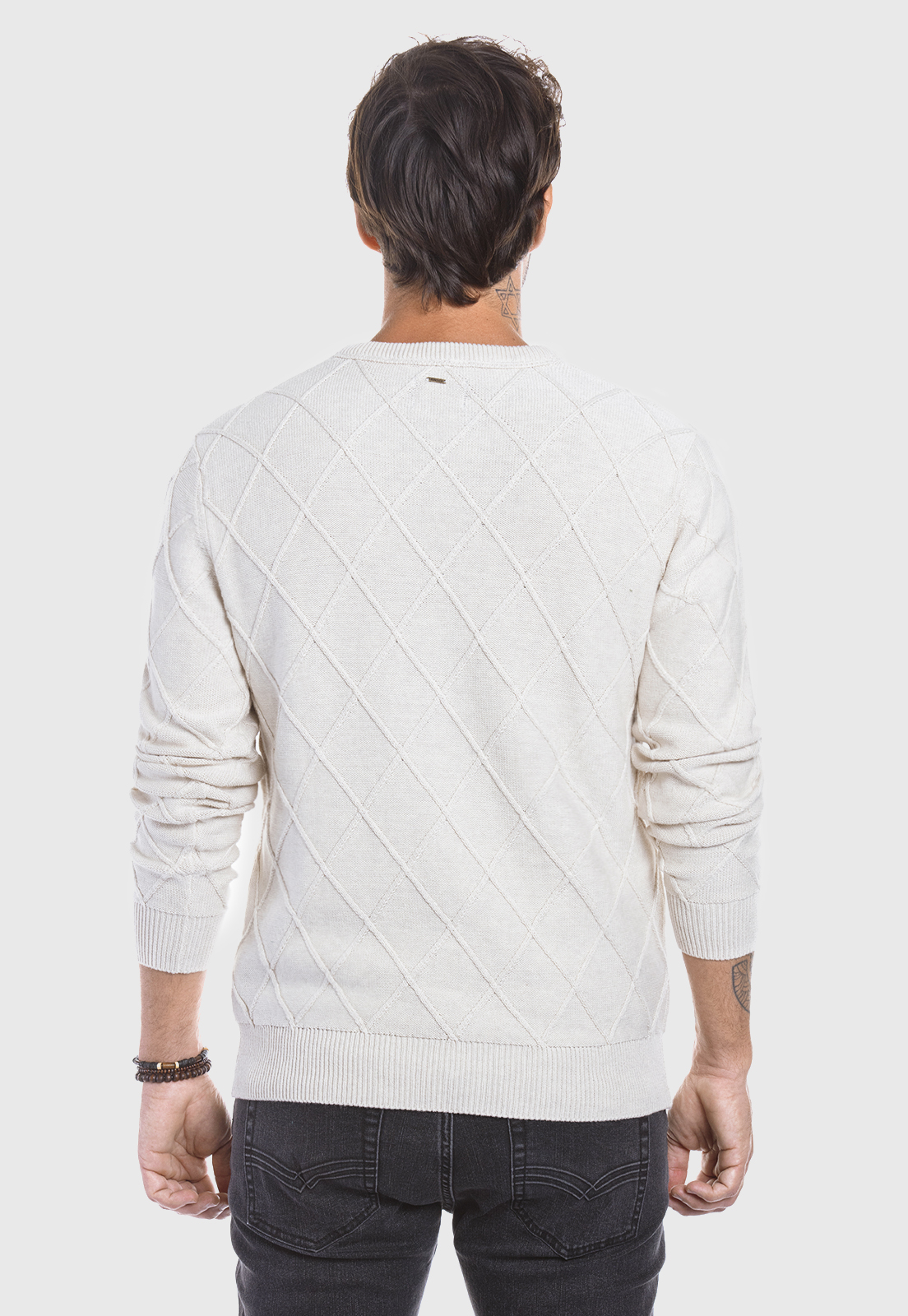 SWEATER FLORIDA ECRU MELANGE - 3