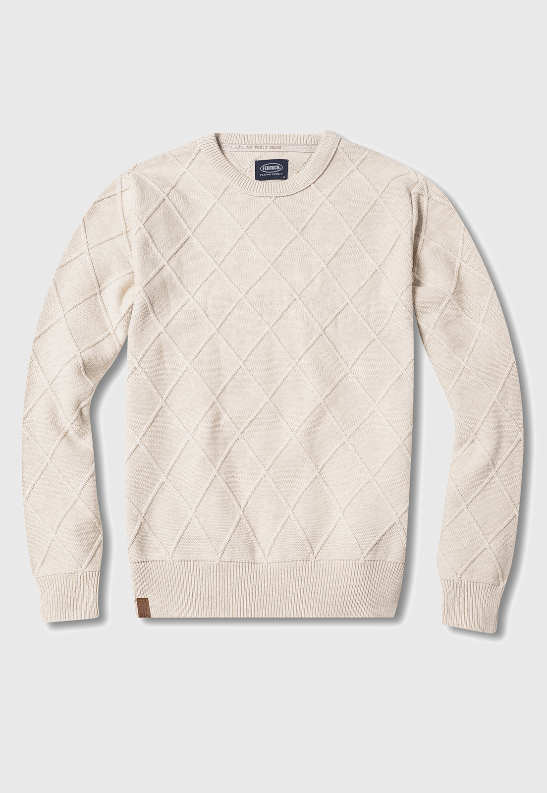 SWEATER FLORIDA ECRU MELANGE - 5