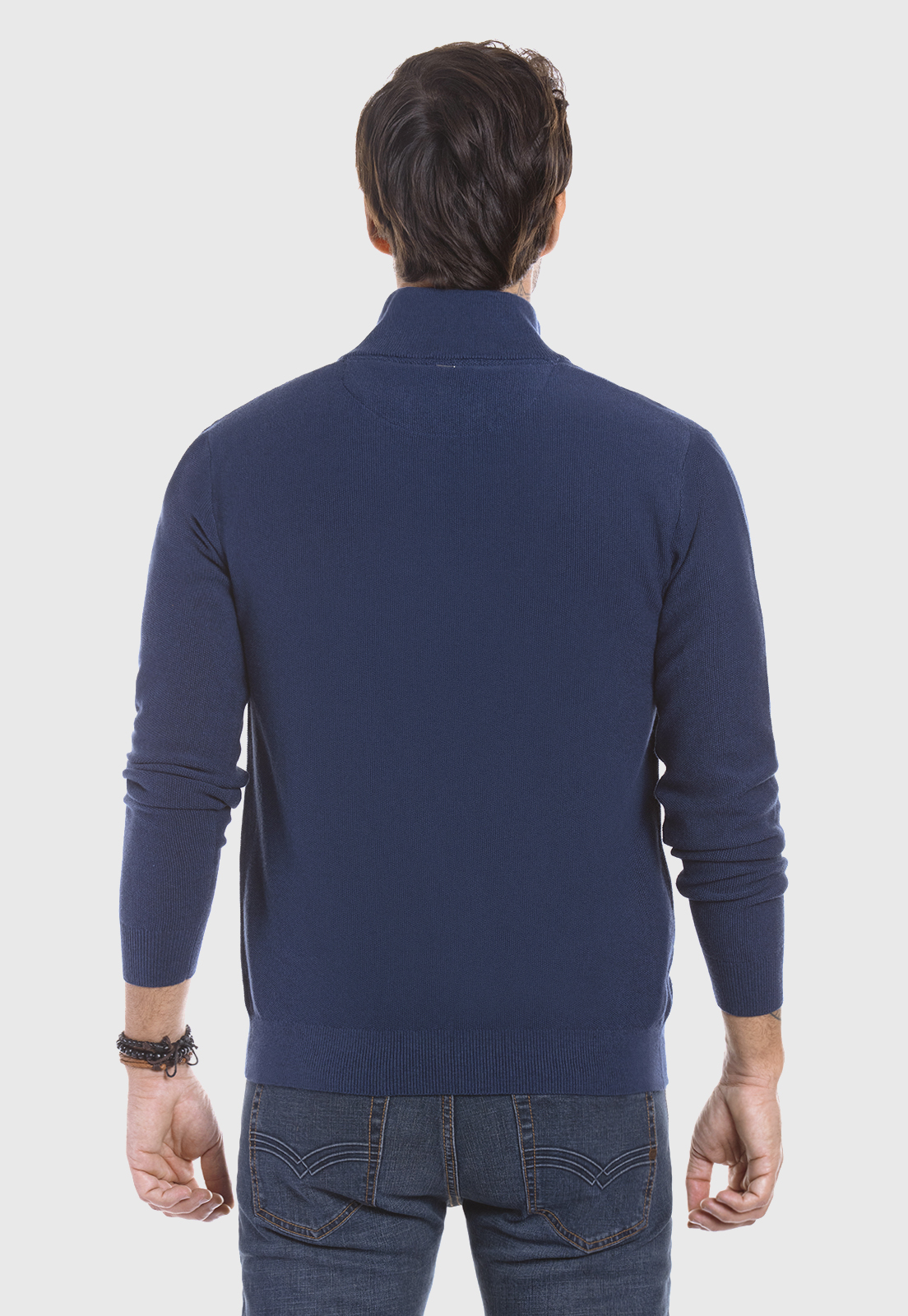 SWEATER INDIANA NAVY MELANGE - 3