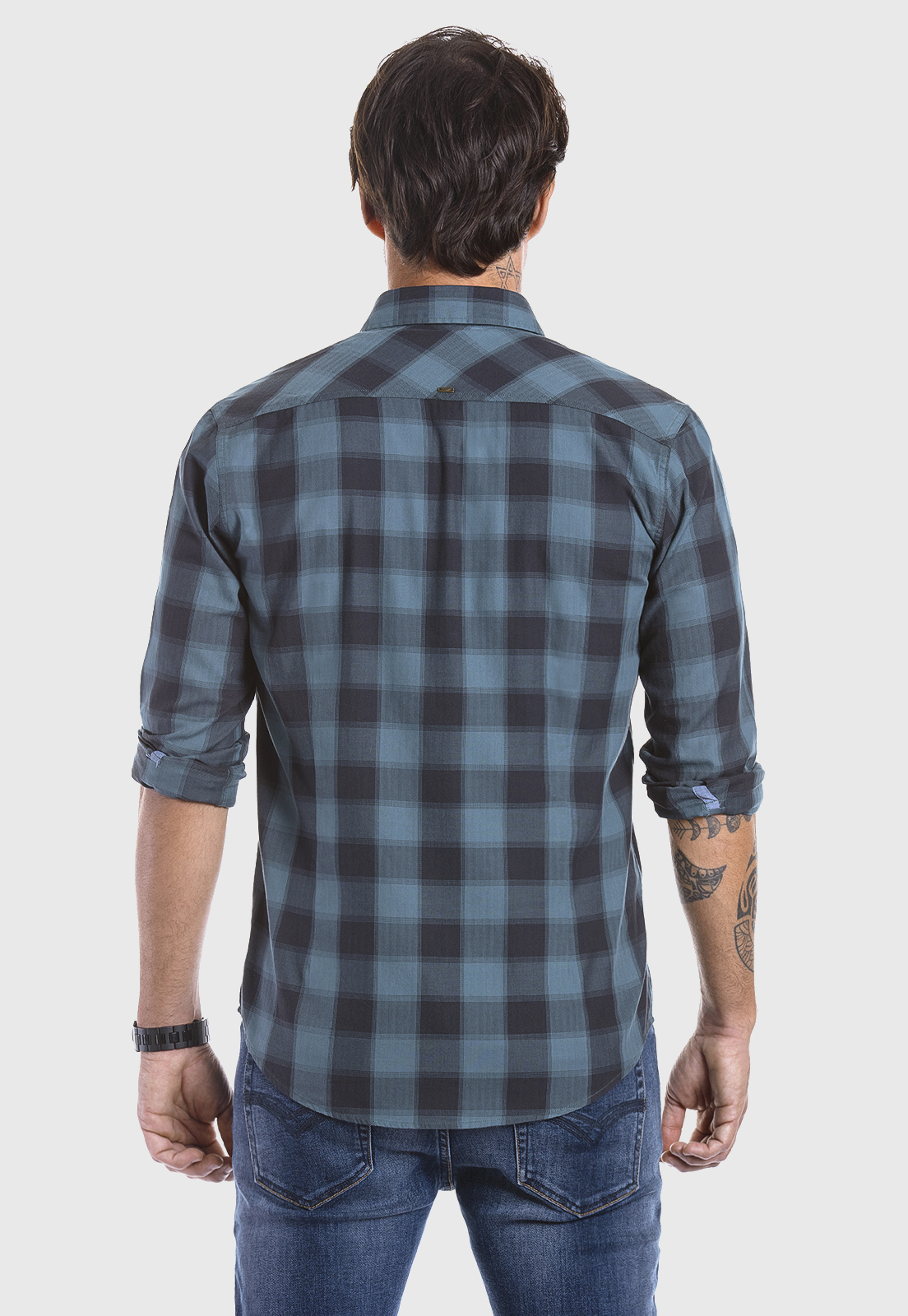 CAMISA CHECKERED BOSTON FJ RIVER - 3