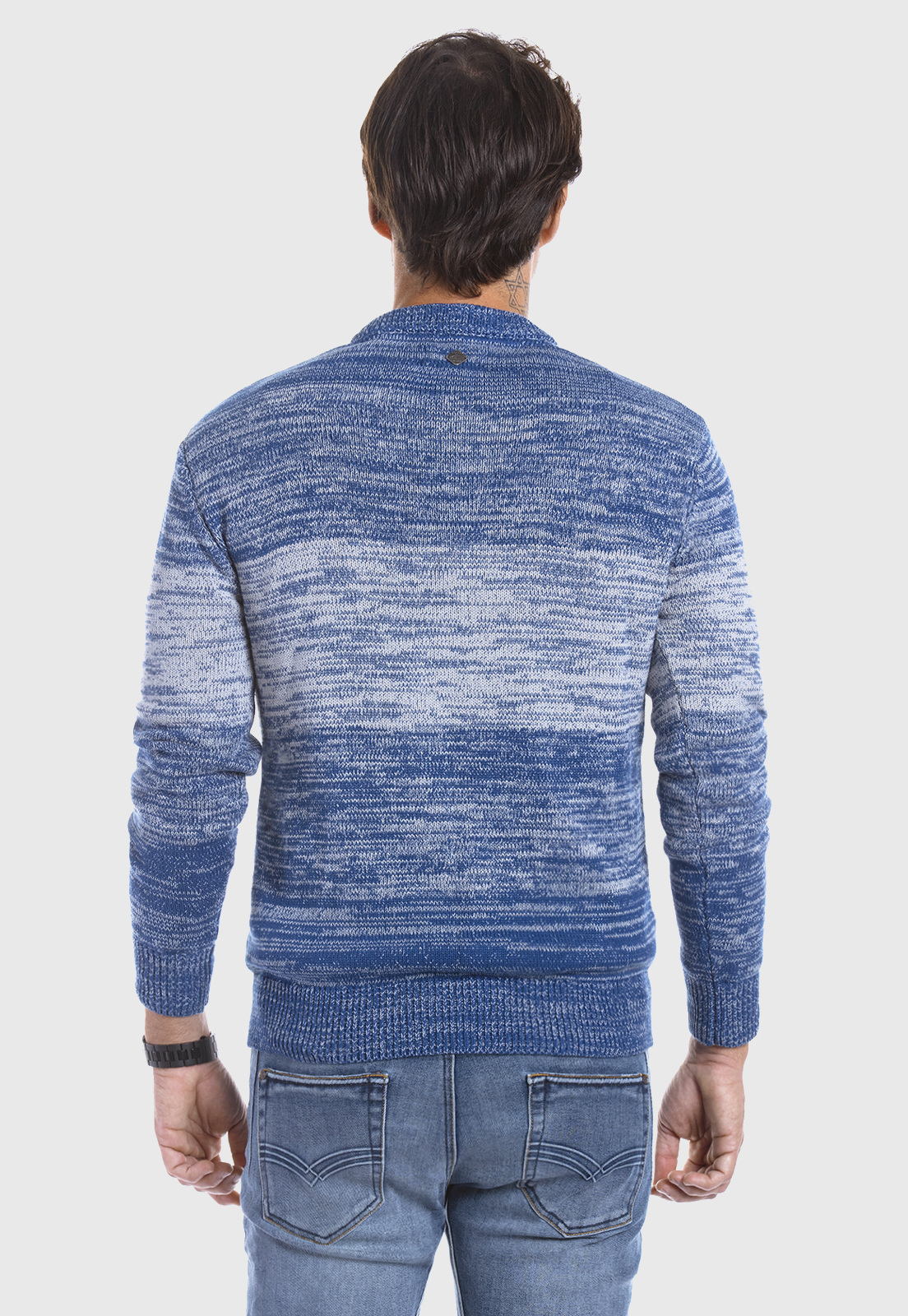 SWEATER NEW JERSEY BLUE MELANGE - 3