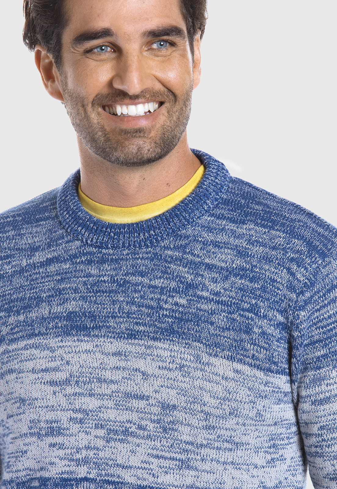 SWEATER NEW JERSEY BLUE MELANGE - 4