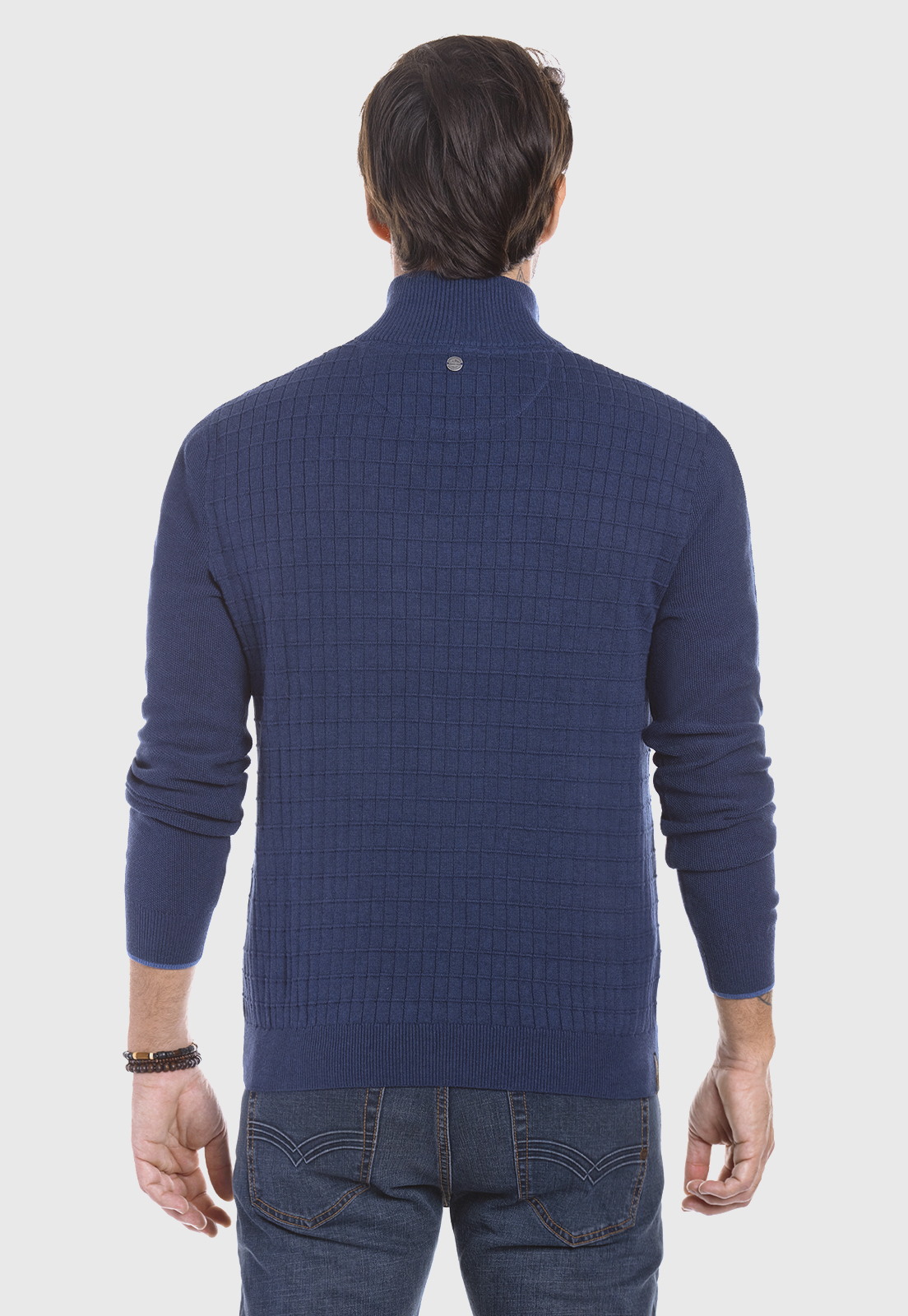 SWEATER DAKOTA NAVY MELANGE - 3
