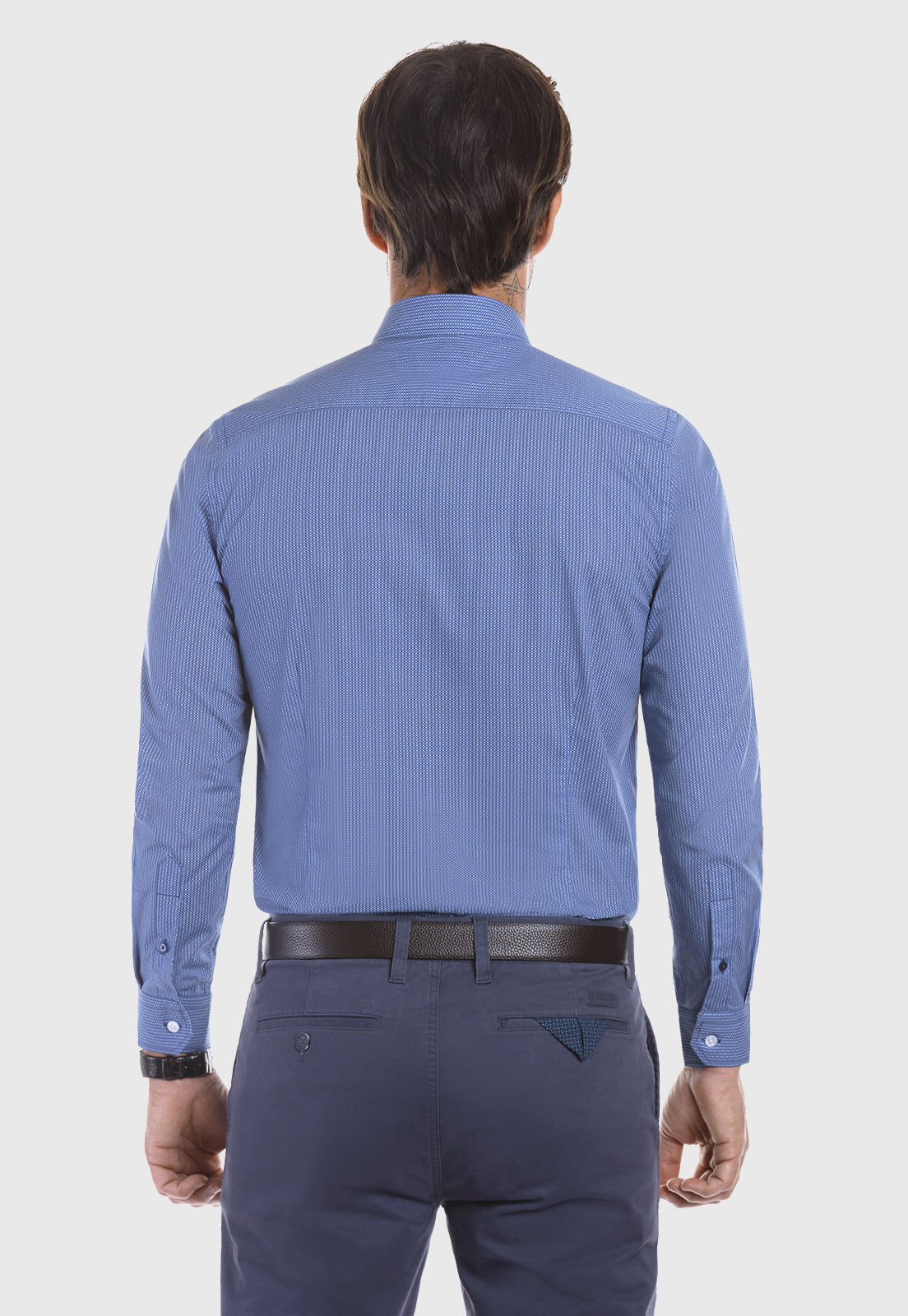 CAMISA BUSINESS ORLANDO BLUE - 3