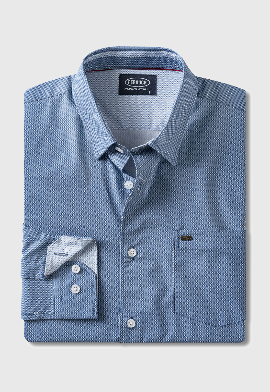 CAMISA BUSINESS ORLANDO BLUE - 5