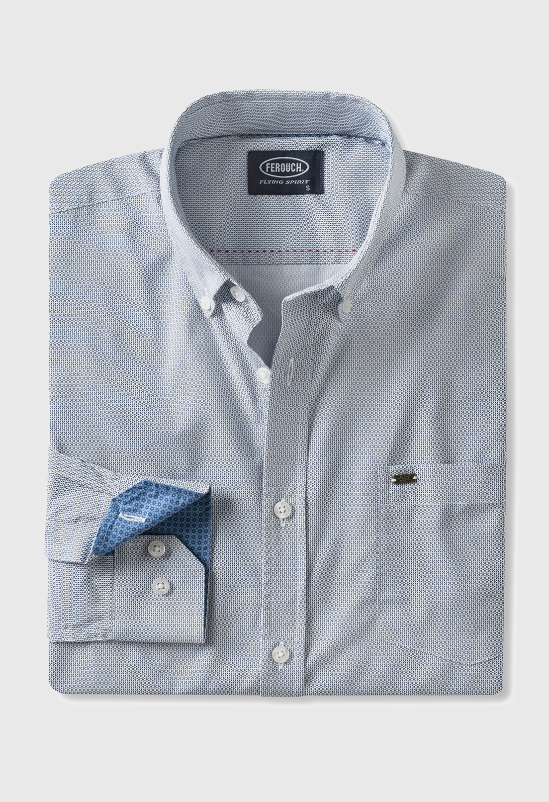 CAMISA ESTAMPADA DUBLIN NAVY - 5