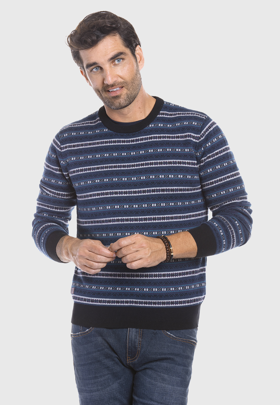 SWEATER NEBRASKA MERLOT - 1