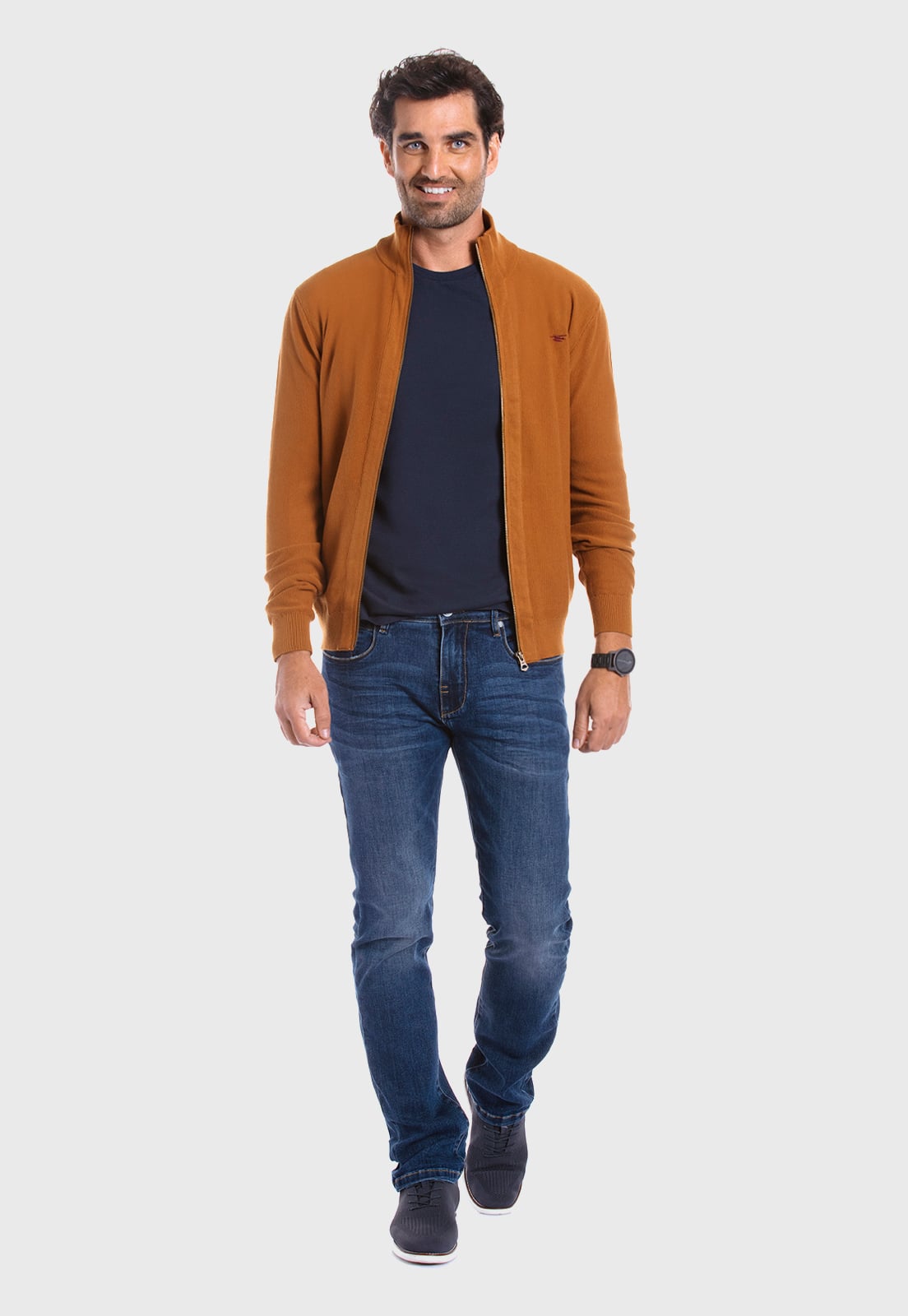POLERA BÁSICA MANGA LARGA NAVY - 2