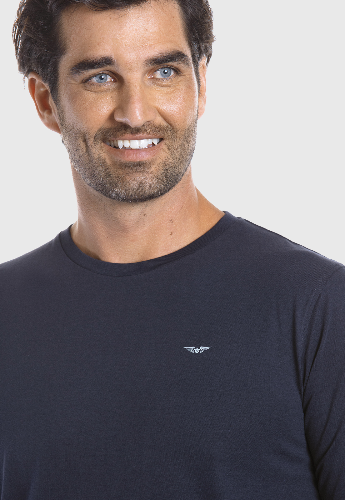 POLERA BÁSICA MANGA LARGA NAVY - 4