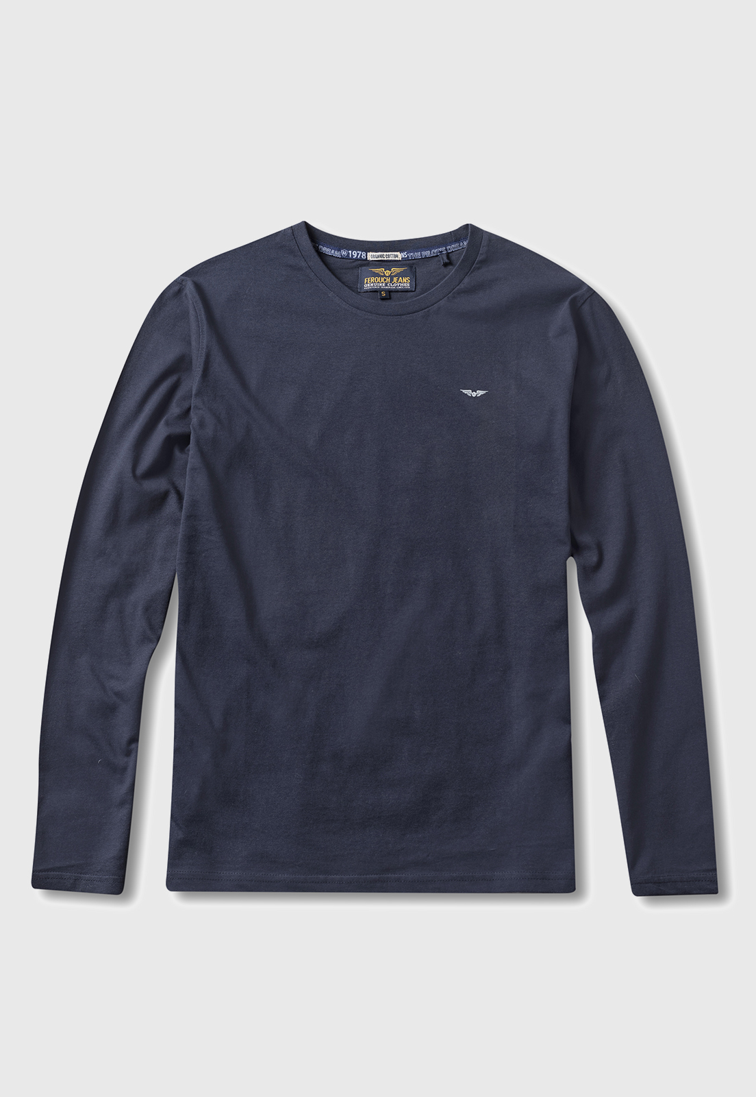 POLERA BÁSICA MANGA LARGA NAVY - 5