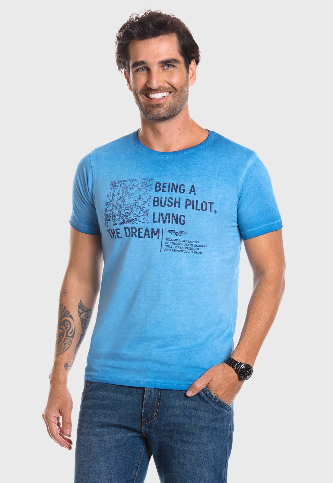 POLERA CALIFORNIA TURQUOISE - 1