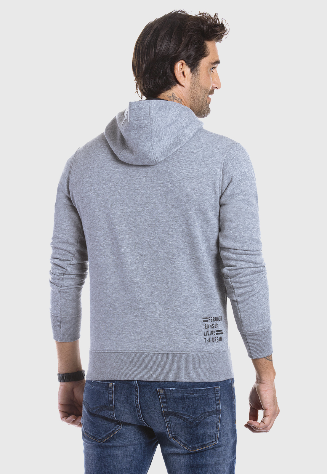 POLERÓN HOODIE VERMONT METAL MELANGE - 3