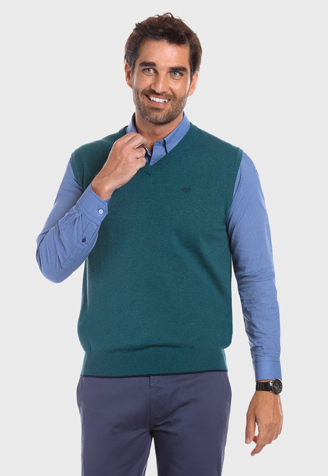 SWEATER SMART CASUAL W/S DK RIVER MEL - 1