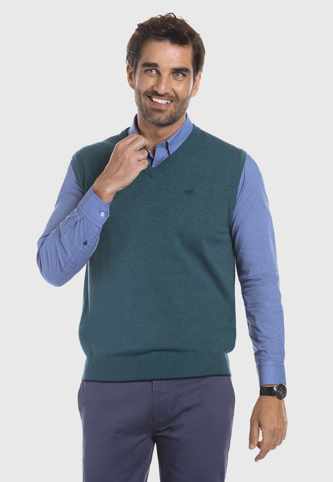 SWEATER SMART CASUAL W/S DK RIVER MEL - 1
