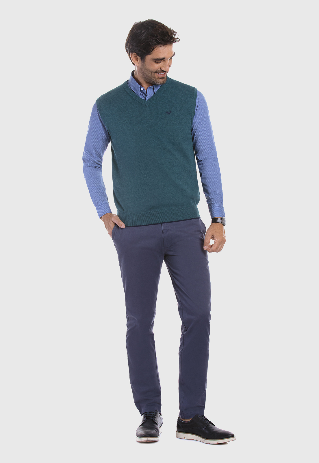 SWEATER SMART CASUAL W/S DK RIVER MEL - 2