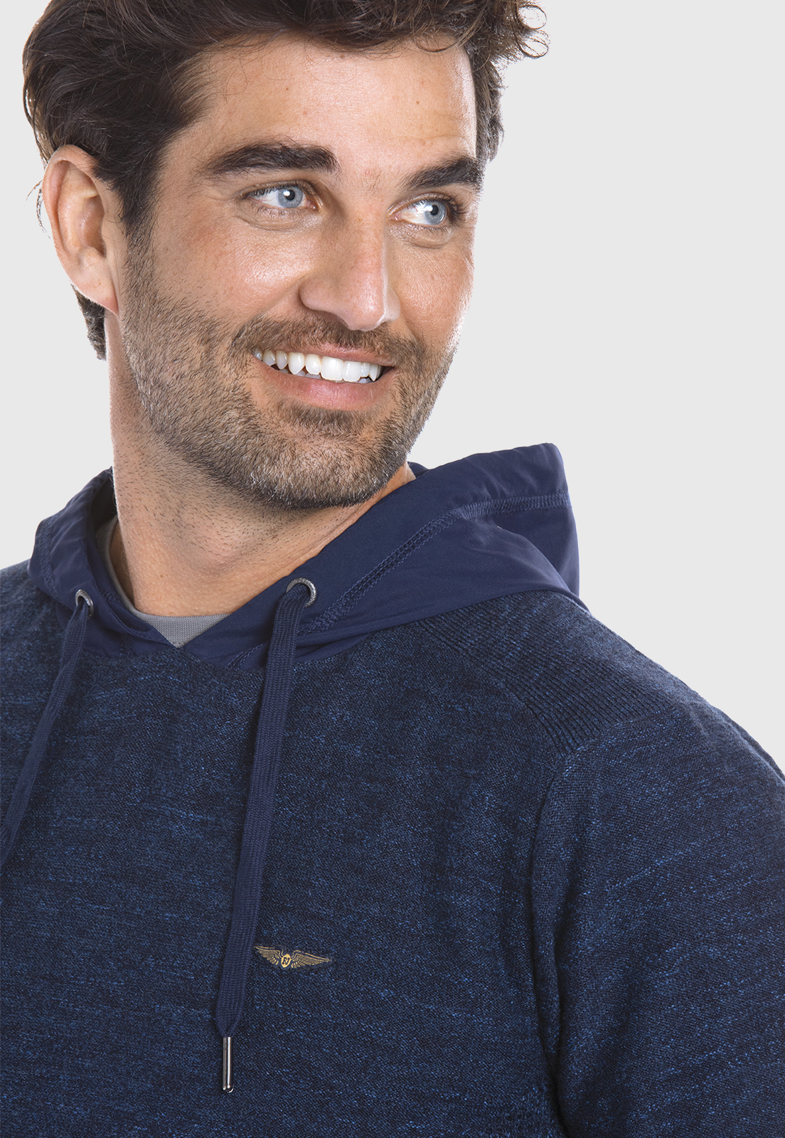 SWEATER GEORGIA NAVY MELANGE - 4