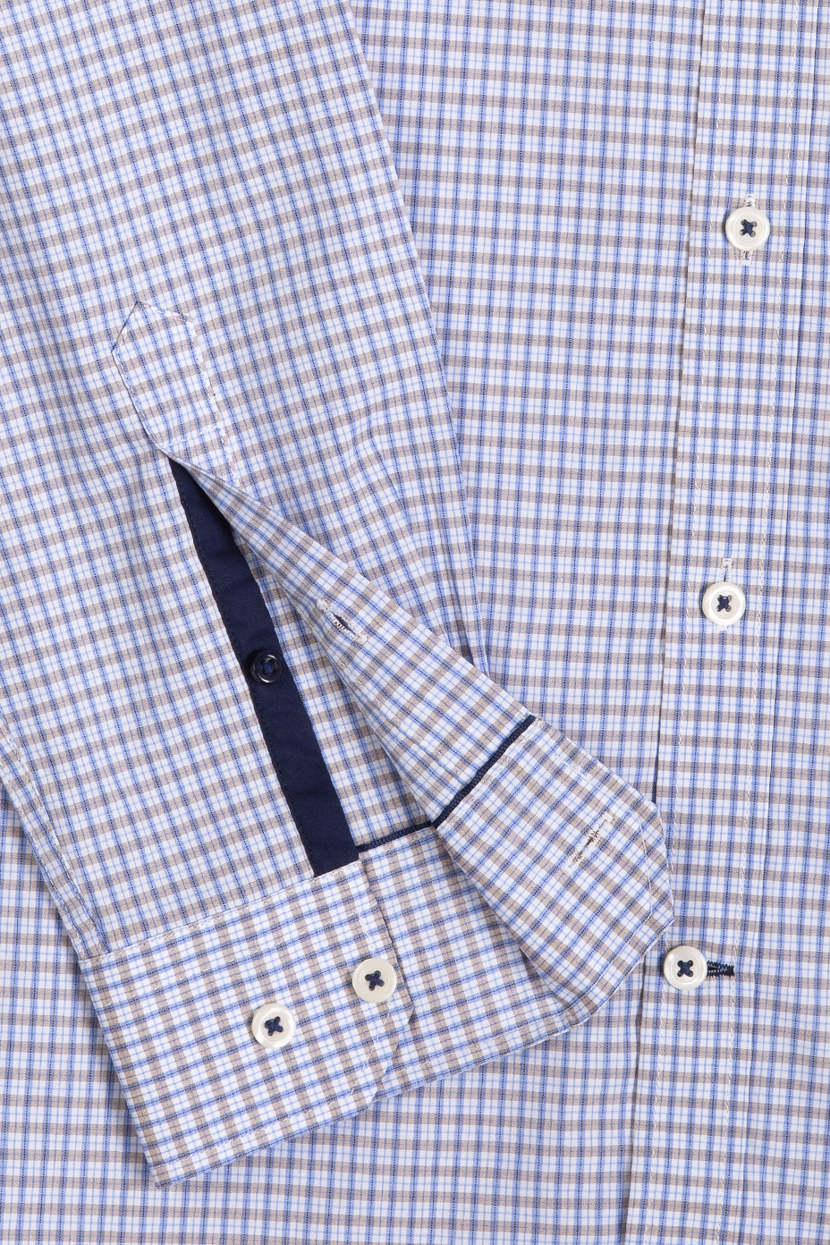 CAMISA SMART CASUAL FONTANA CAMEL - 3