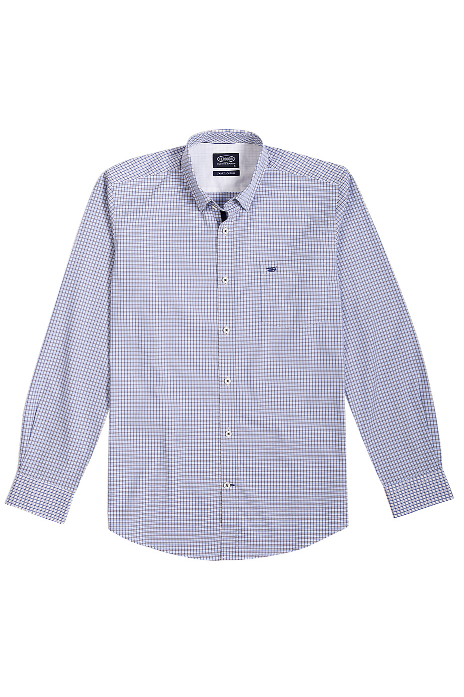 CAMISA SMART CASUAL FONTANA CAMEL - 5