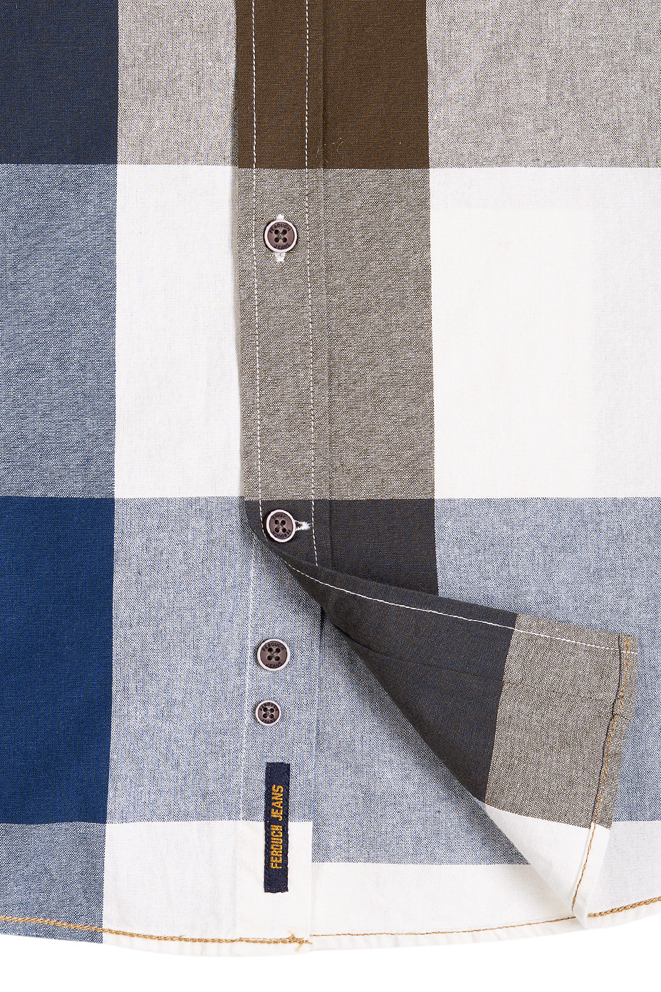 CAMISA CUADRO COLOR FJ MILITARY - 3