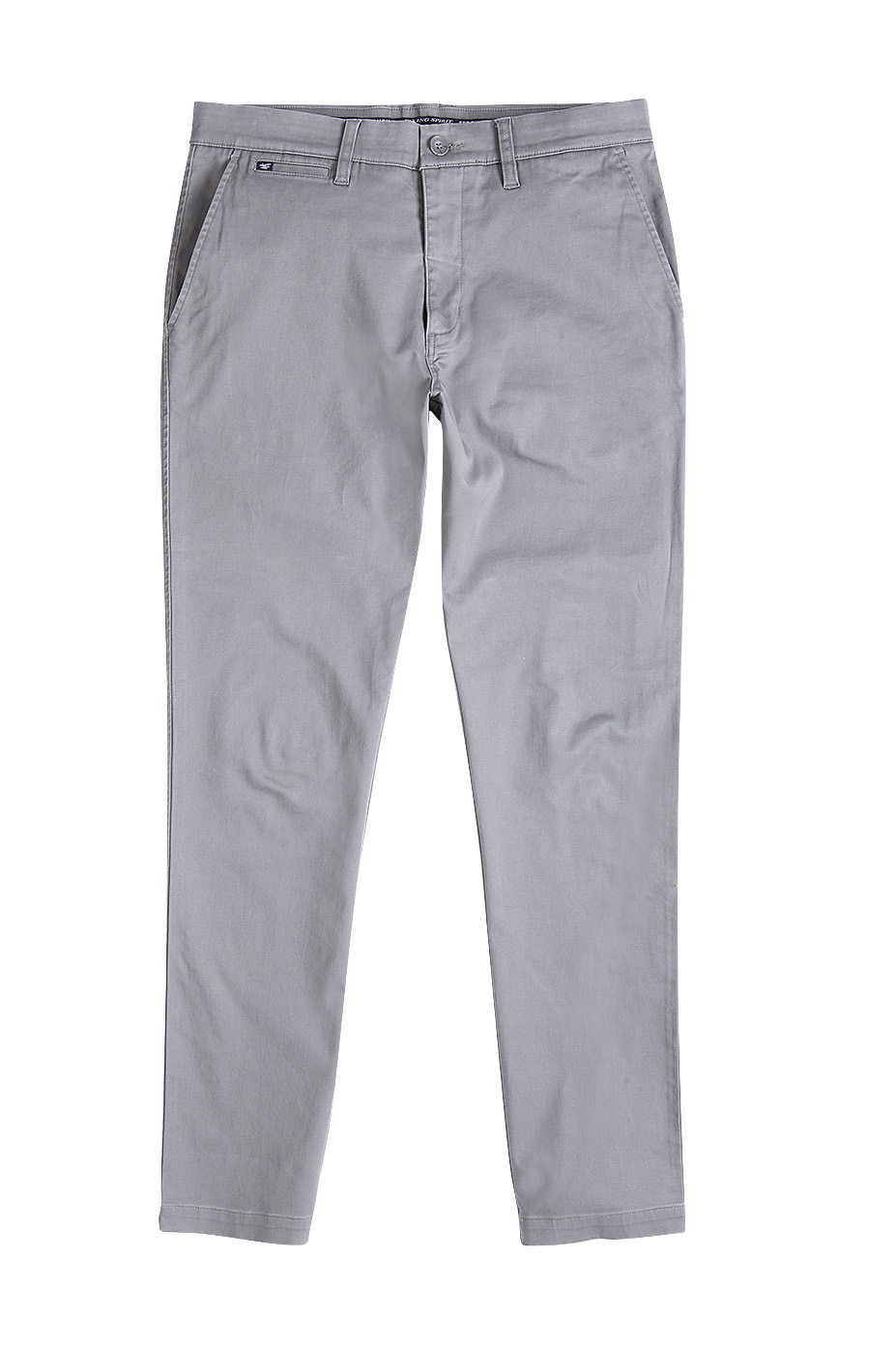PANTALÓN TWILL SIN PLIEGUES SLIM L/33 LT GREY - 1