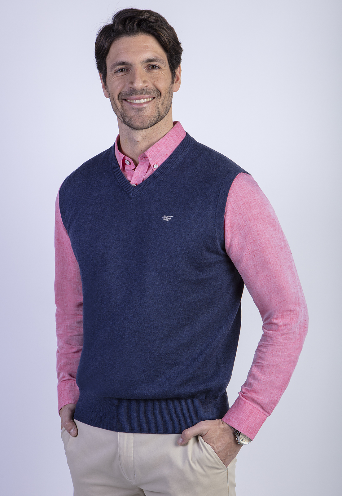 SWEATER W/S SMART CASUAL NAVY - 1