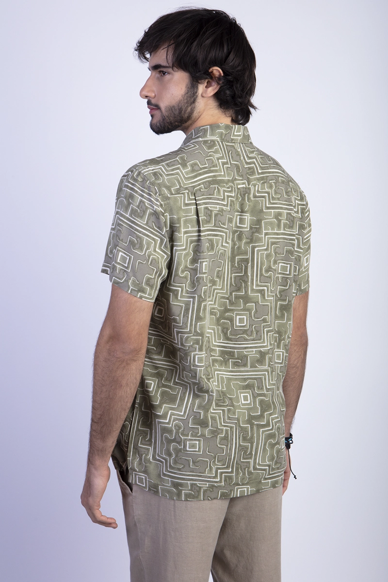 CAMISA ESTAMPADA SILVER FJ MILITARY - 2