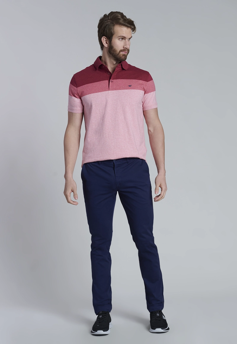 PANTALÓN ALGODÓN HOMBRE FEROUCH BLUE 206003X0223 TWILL SLIM /33 DK. - 2