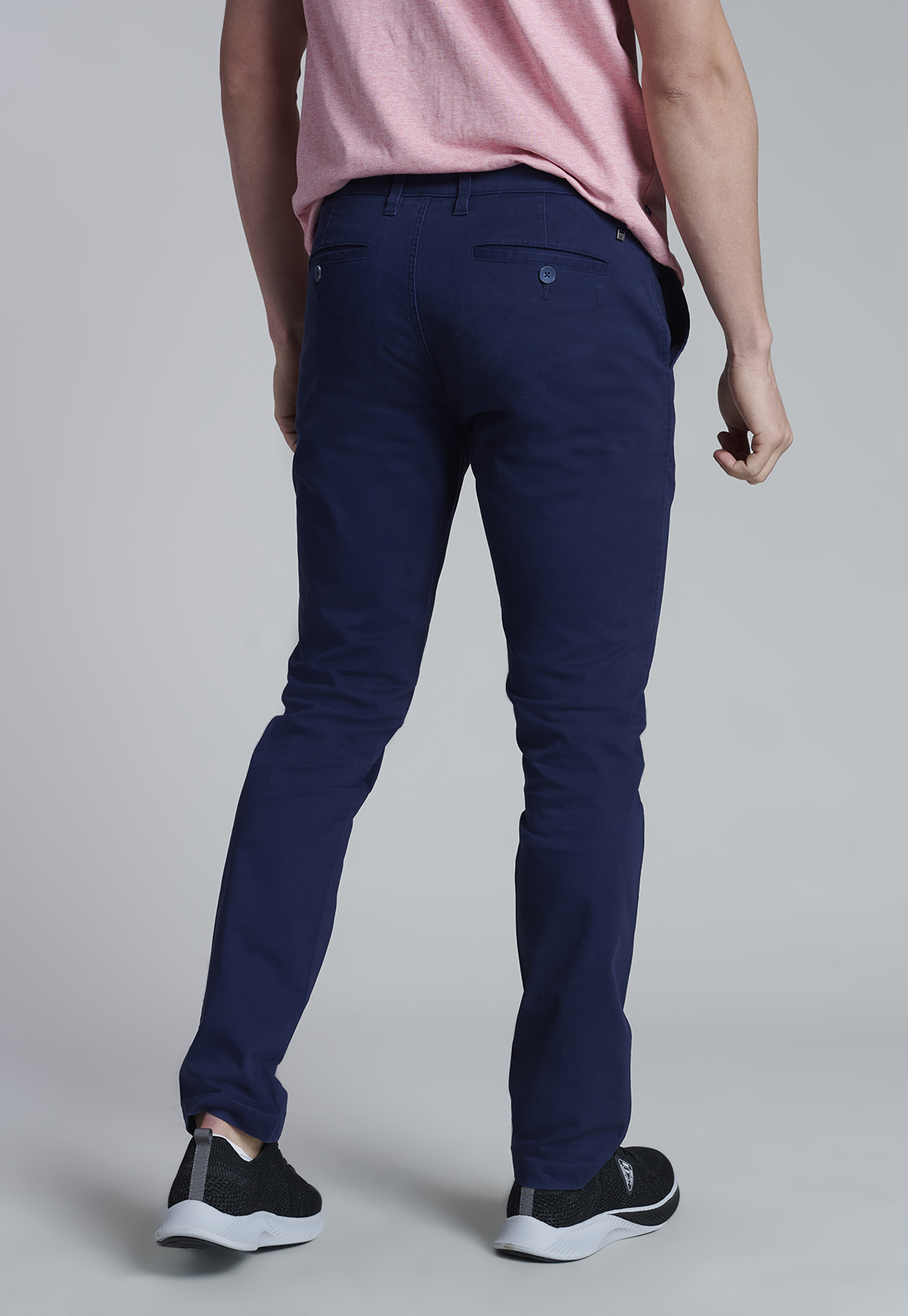PANTALÓN ALGODÓN HOMBRE FEROUCH BLUE 206003X0223 TWILL SLIM /33 DK. - 4