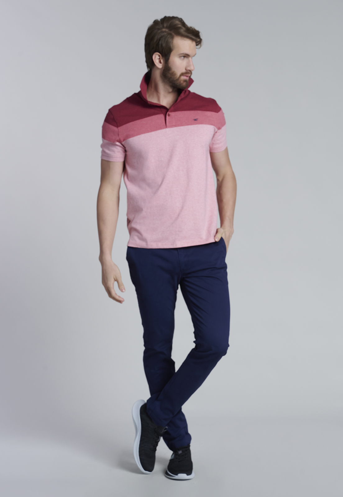 PANTALÓN ALGODÓN HOMBRE FEROUCH BLUE 206003X0223 TWILL SLIM /33 DK. - 5