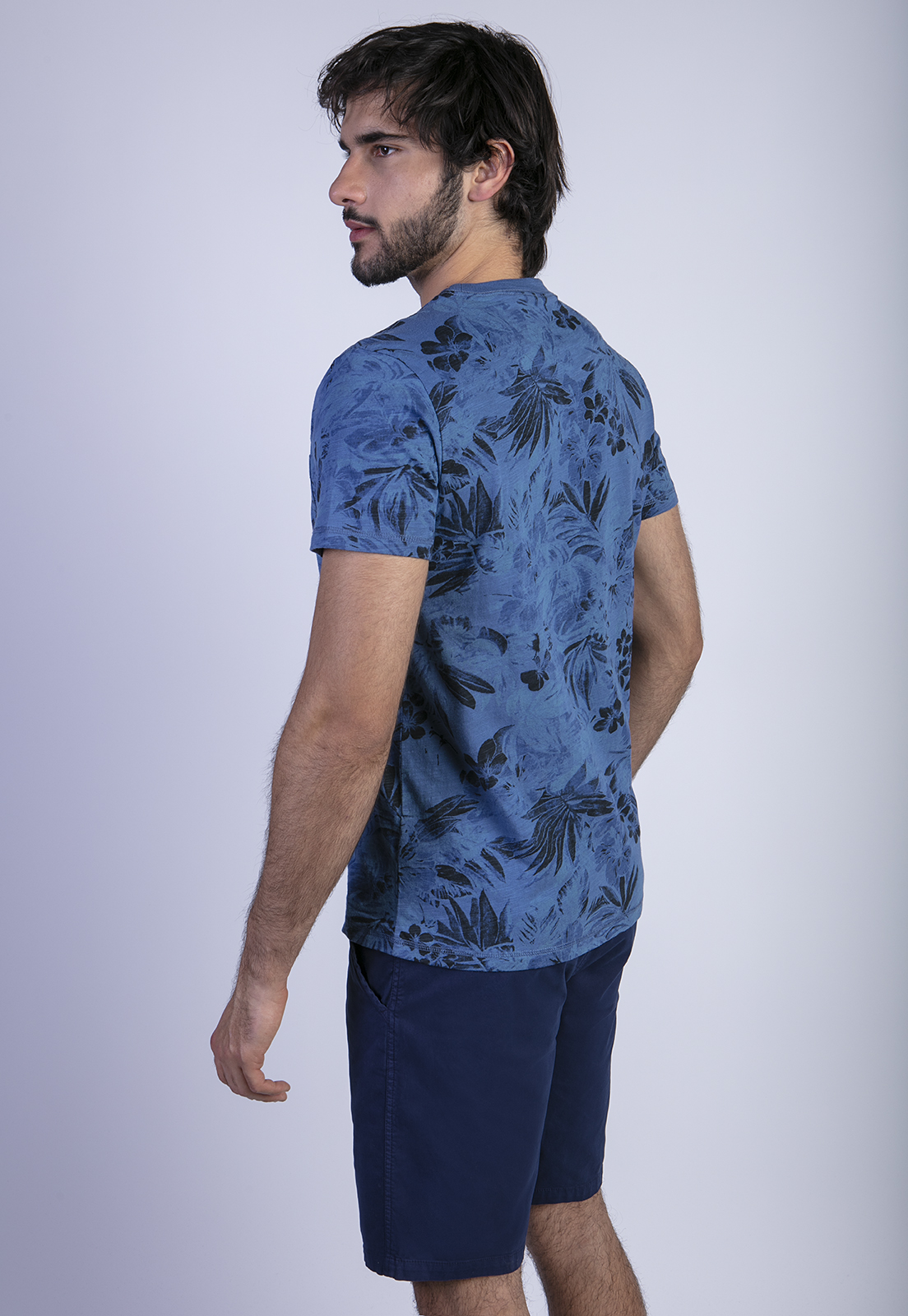 POLERA FLORIDA NAVY - 2
