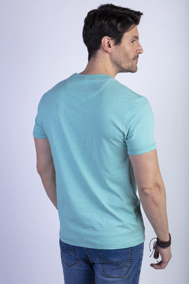 POLERA OREGON BLUE MELANGE - 2