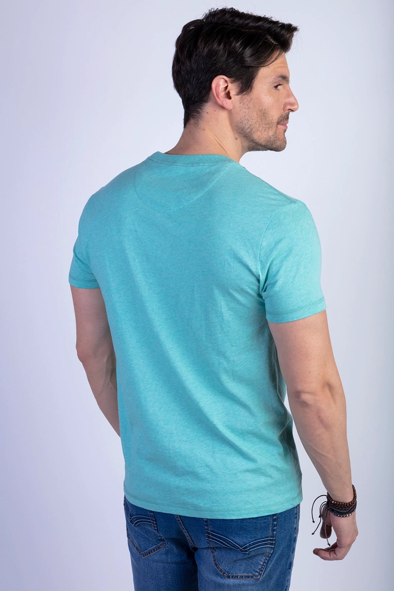 POLERA OREGON BLUE MELANGE - 2